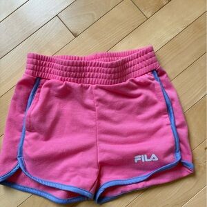 Fila Pink and Blue Workout Shorts
